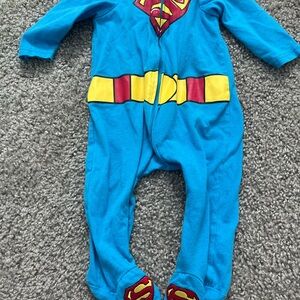 DC Comics Superman Infant Bodysuit in Blue and Red